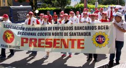 Hoy, los sindicatos y trabajadores marchan nuevamente en Cúcuta para reclamar derechos./ Foto Archivo